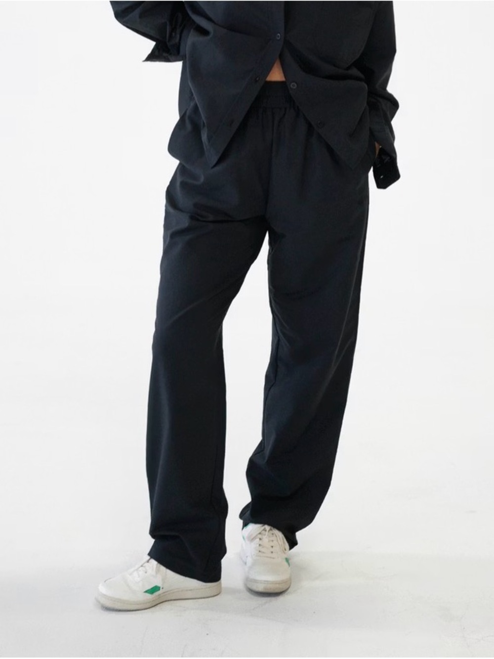 Djerf Avenue Breezy Pants – Black – Size L – NWT